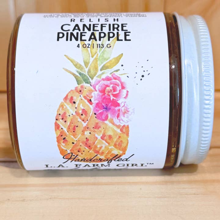 LA FARM GIRL - Wholesale Relish - Canefire Pineapple Relish- 4 oz0