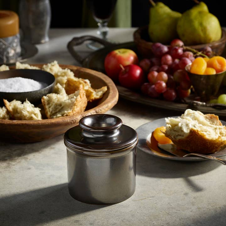 The Original Butter Bell® Crock - Wholesale Butter Dish - The Original Butter Bell® Crock - Dragon Steel Metallic2