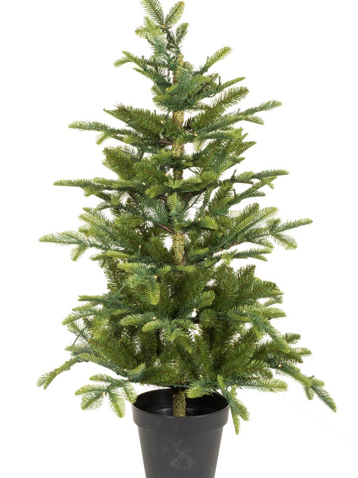 Cône moyen scintillant Arbre LED rustique en bois marron/or pour la vente par Starlight Collection