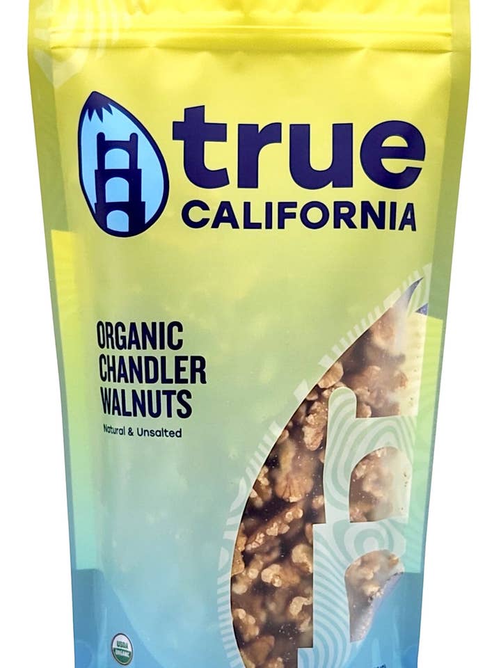 Organic Chandler Walnuts for wholesale by True California Organic Nuts: Pistachios, Almonds, & Walnuts