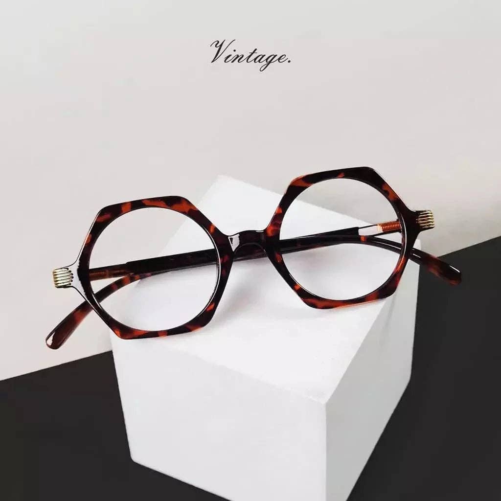 SPARE-SPECS, LLC - Wholesale Eyeglasses - Women's - Small Vintage Polygon Reading Glasses Classic Geometric Readers R20093