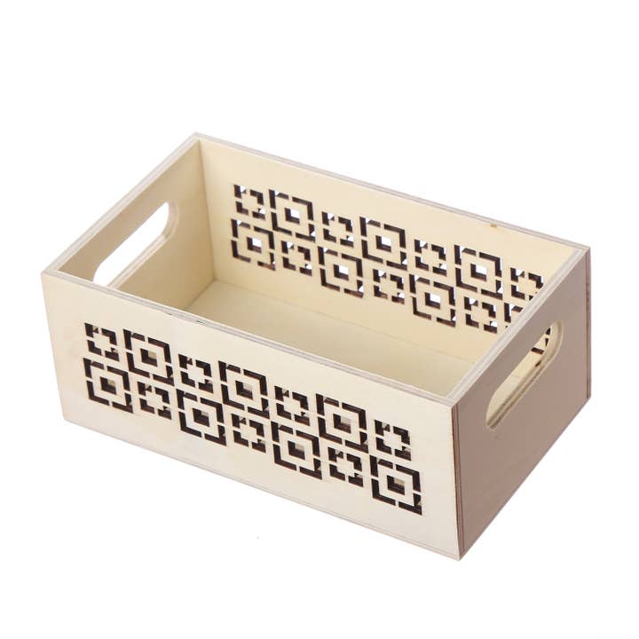 Angels Craft - Wholesale Serving Tray - Wooden Tray w/ Laser Cut Design, 1-ct (2 options available)