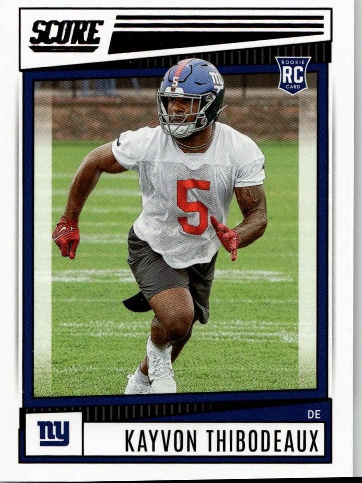 2022 Punktzahl #308 Kayvon Thibodeaux für den Großhandel von Chronic Cards