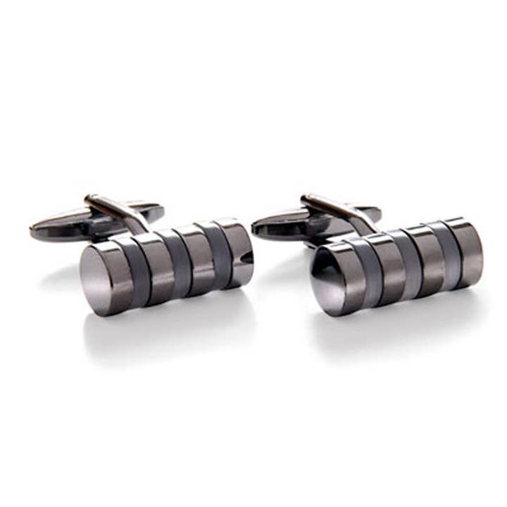 Gunmetal & Grey Cufflinks for wholesale by Cuffwear