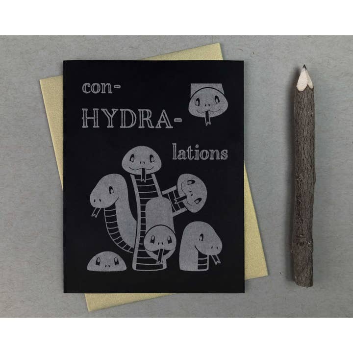 Hydra Congratulations Card for wholesale by Shoji Note