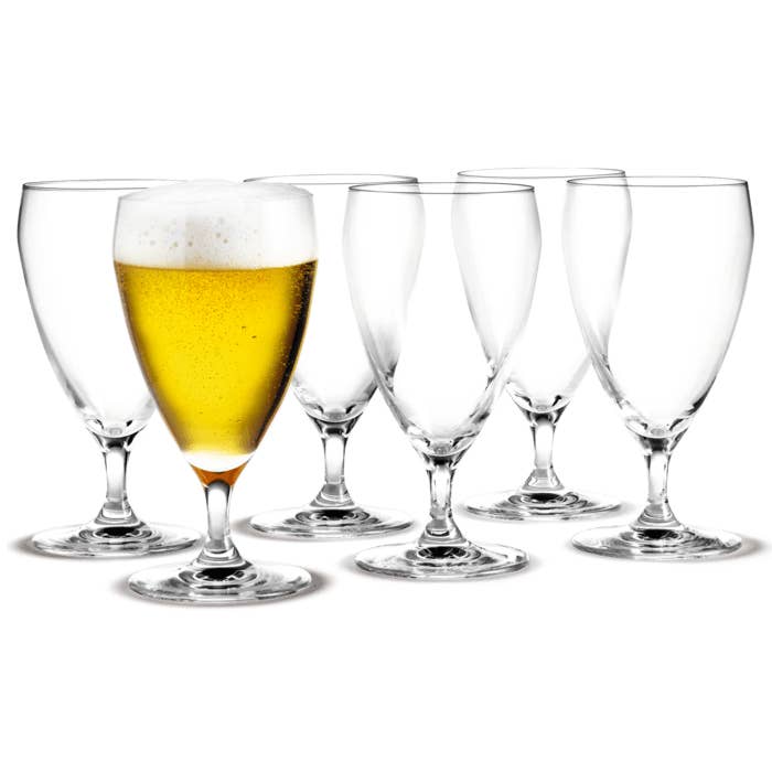 Danish Design Collective - Wholesale Beer Glass/Mug - Holmegaard - Perfection - Beer Glasses - 14.9 oz - Set of 6