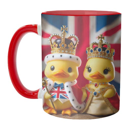 Mugs 'King and Queen Duck' by Ms Doodle for wholesale by ART WOW