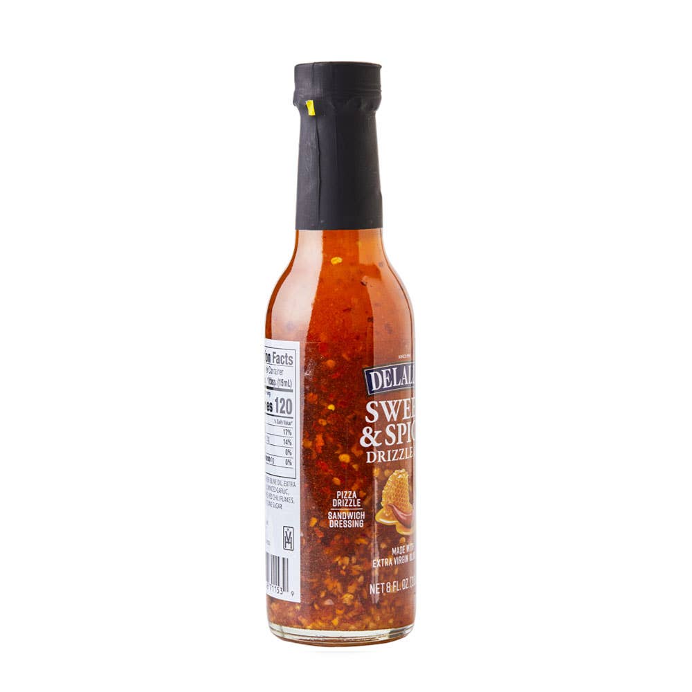 Delallo - Wholesale Olive Oil - Sweet and Spicy Pizza Oil (8 oz.)1