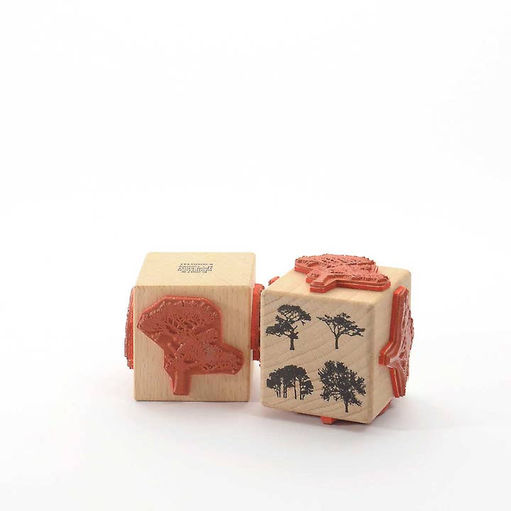 Stamp: Four trees for wholesale by Heindesign