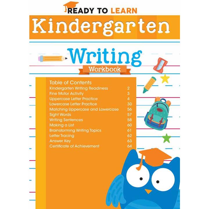Simon & Schuster - Wholesale Book - Kids - Ready to Learn: Kindergarten Writing Workbook by Editors of Silver Dolphin Books