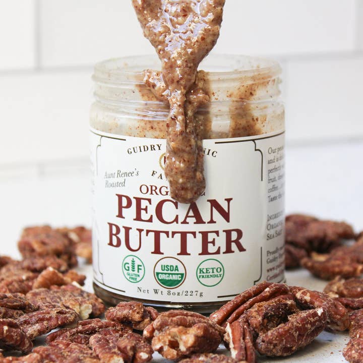Guidry Organic Farms - Wholesale Nut Butter - Pecan Butter 8oz - USDA Certified Organic7