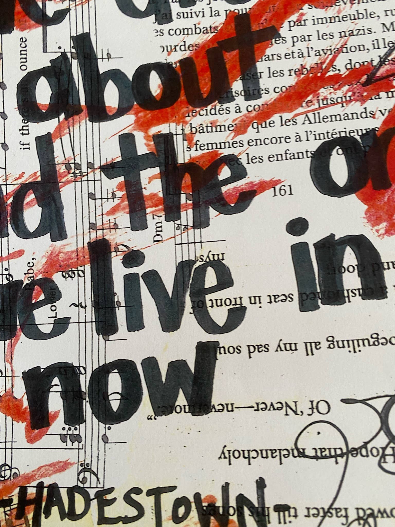 Lexicon of Love Music Art - Wholesale Art Print - HADESTOWN "To the world we dream about" - ART PRINT1