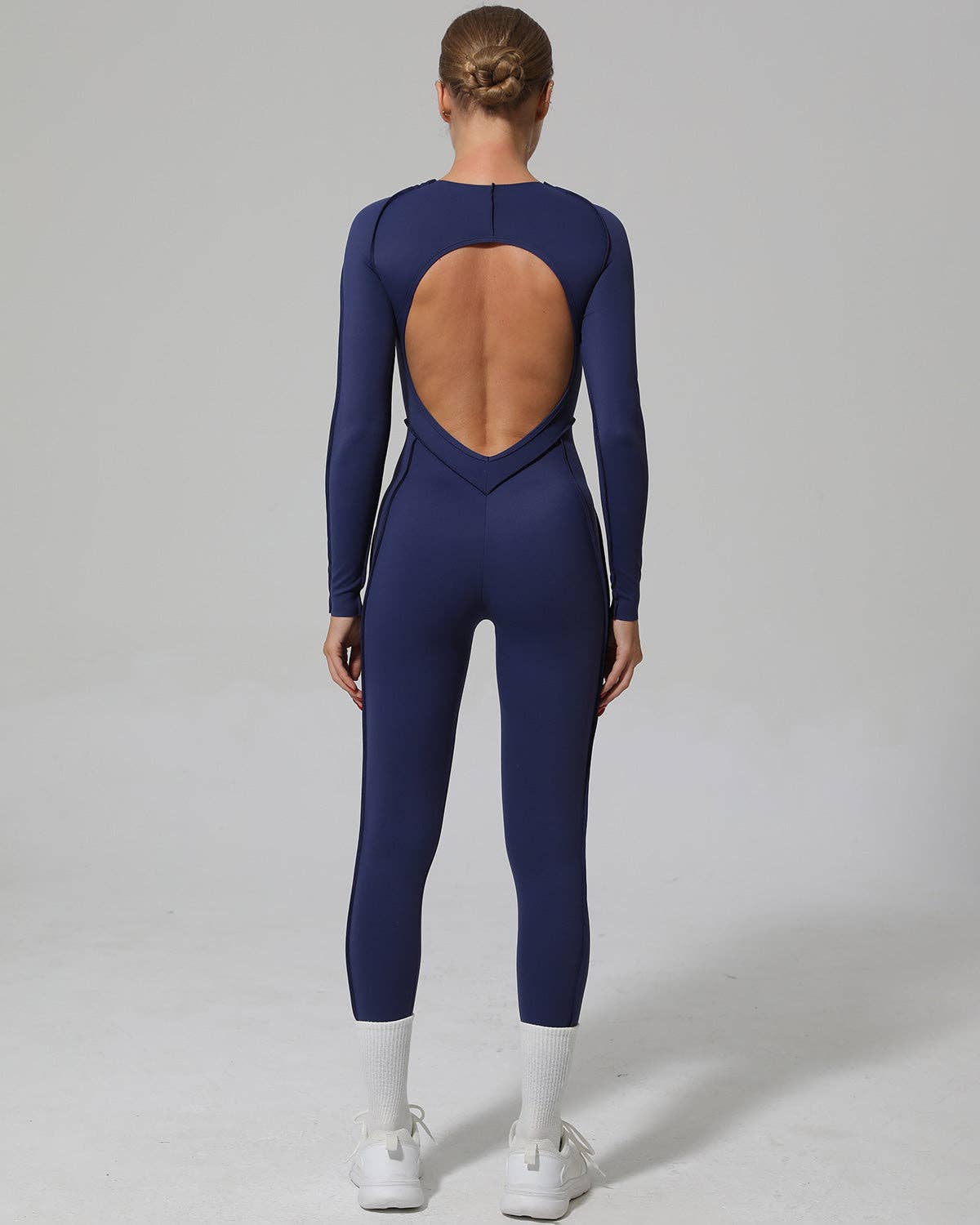 React Activewear - Wholesale Unitard - Women's - Kira Flex Jumpsuit - Navy2