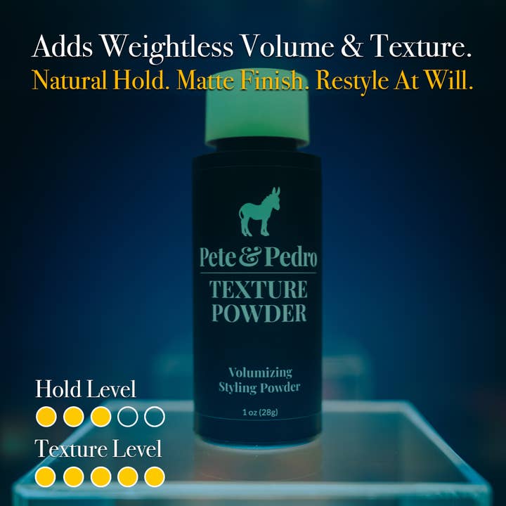 Pete & Pedro - Wholesale Hair Volumizing Product - Texture & Volume Styling Powder