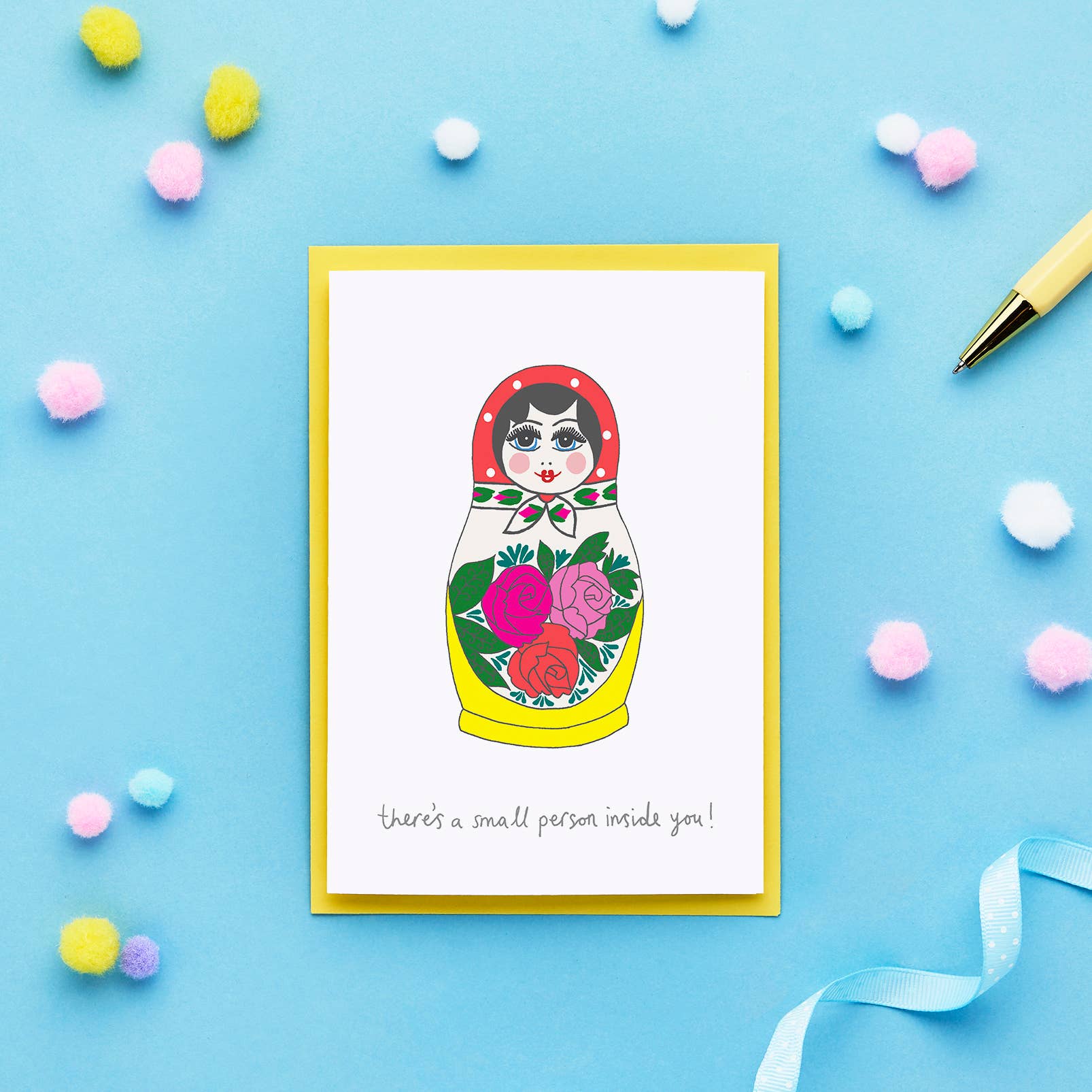 You've Got Pen On Your Face - Wholesale Baby Card - Funny Pregnancy Card | New Parents To Be Greeting Card1