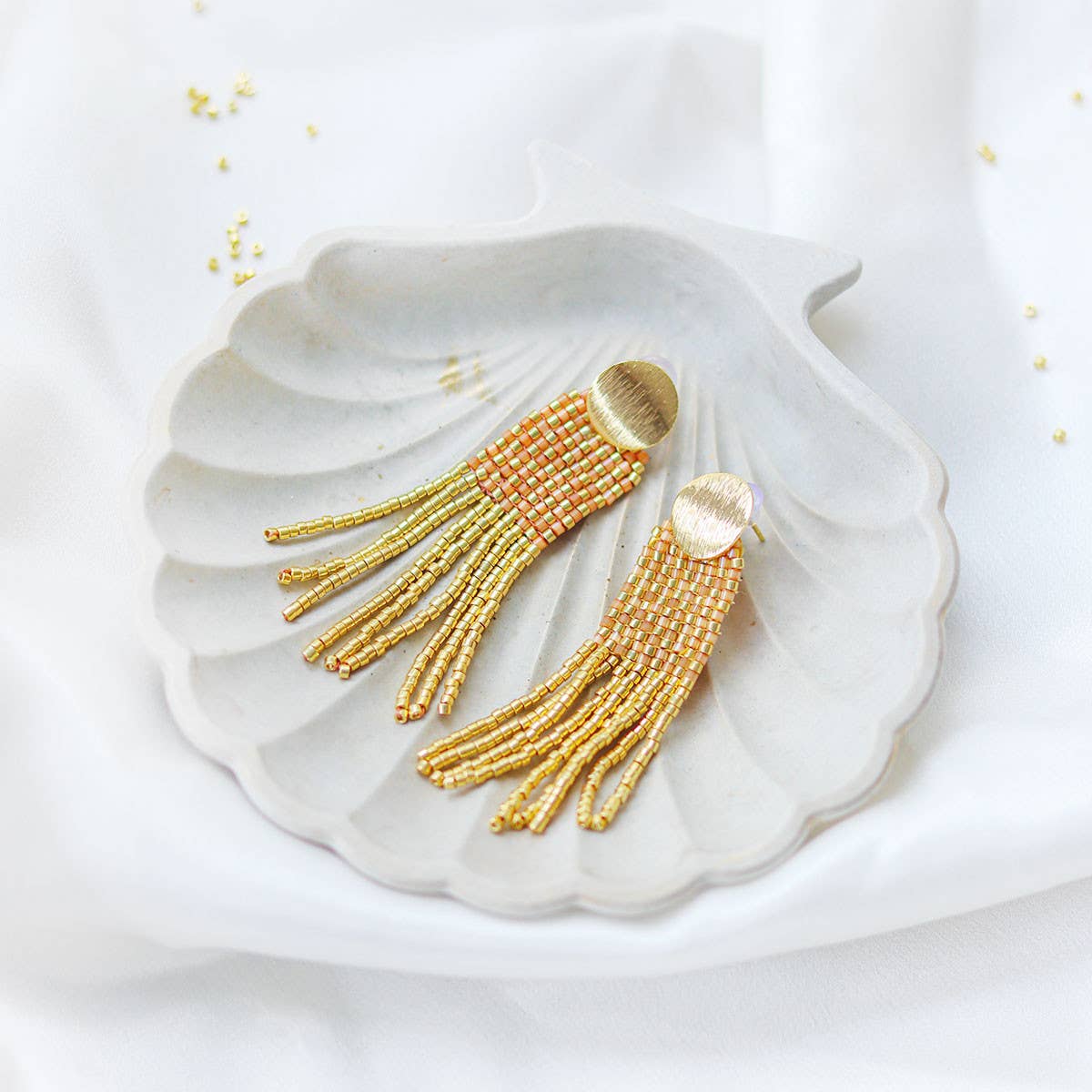 La Petite Épicerie - Wholesale DIY Craft Kit - MKMI DIY Jewelry Kit - My fringed earrings1