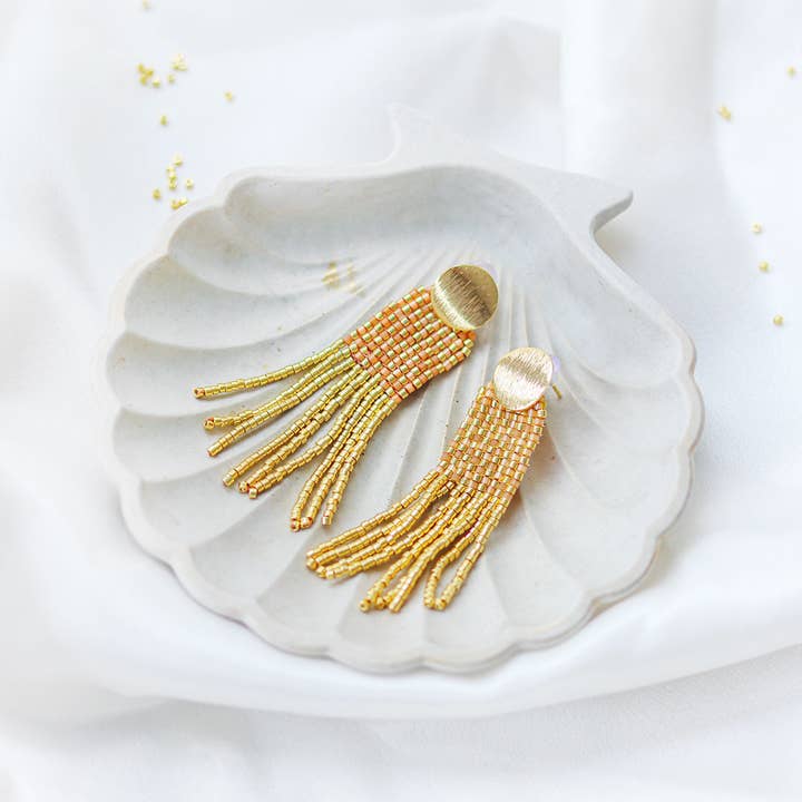 La Petite Épicerie - Wholesale DIY Craft Kit - MKMI DIY Jewelry Kit - My fringed earrings1