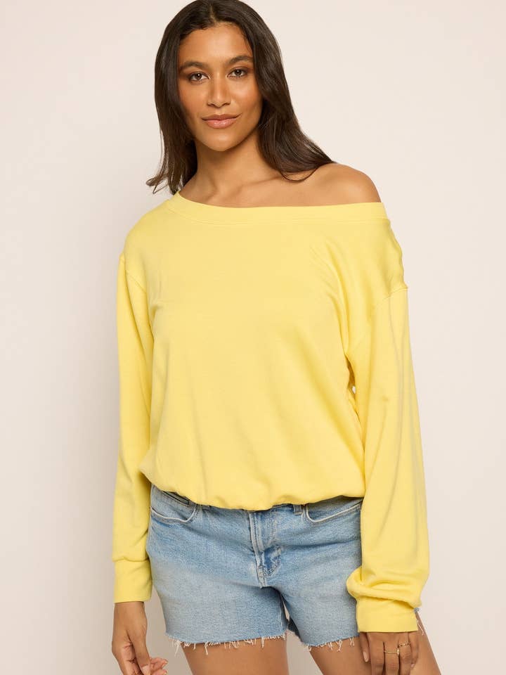 Seventy Eight and Sunny (SEAS) - Wholesale Sweatshirt - Women's - Brooksville One Shoulder Sweatshirt37