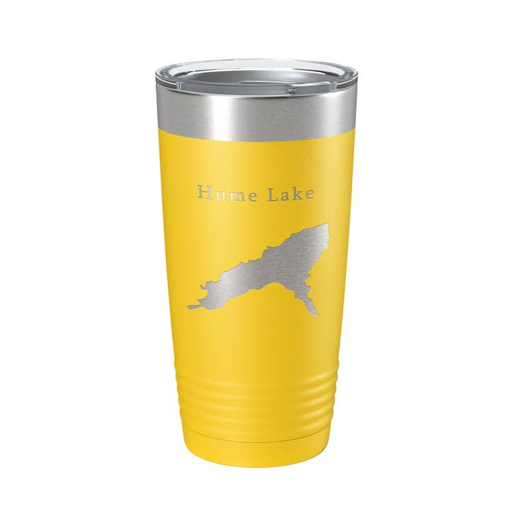 CarveBright - Wholesale Insulated Mug/Tumbler - Hume Lake Map Tumbler Travel Mug Insulated Laser Engraved Coffee Cup California 20 oz4