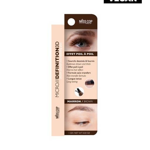 ØJENBRYN MARKØR
MIKRO DEFINITION 3D 01 - MULDVARP
NYHED for engroshandel hos MISS COP