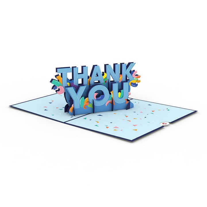 Lovepop Cards - Wholesale Thank You Card - Thank You Confetti 5''x7'' Card, Thank You Cards3