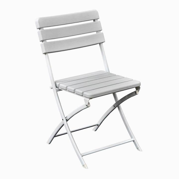 VIVA - Wholesale Folding Chair - Folding Outdoor Chair TORP White 46x57cm