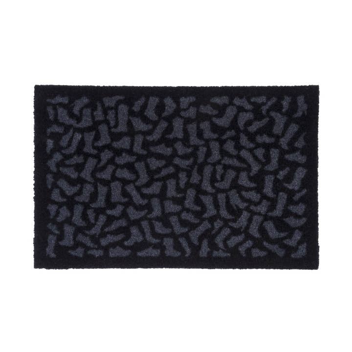 FLOOR MAT 40 X 60 cm - FOOTWEAR/BLACK GREY for wholesale by TICA COPENHAGEN ApS