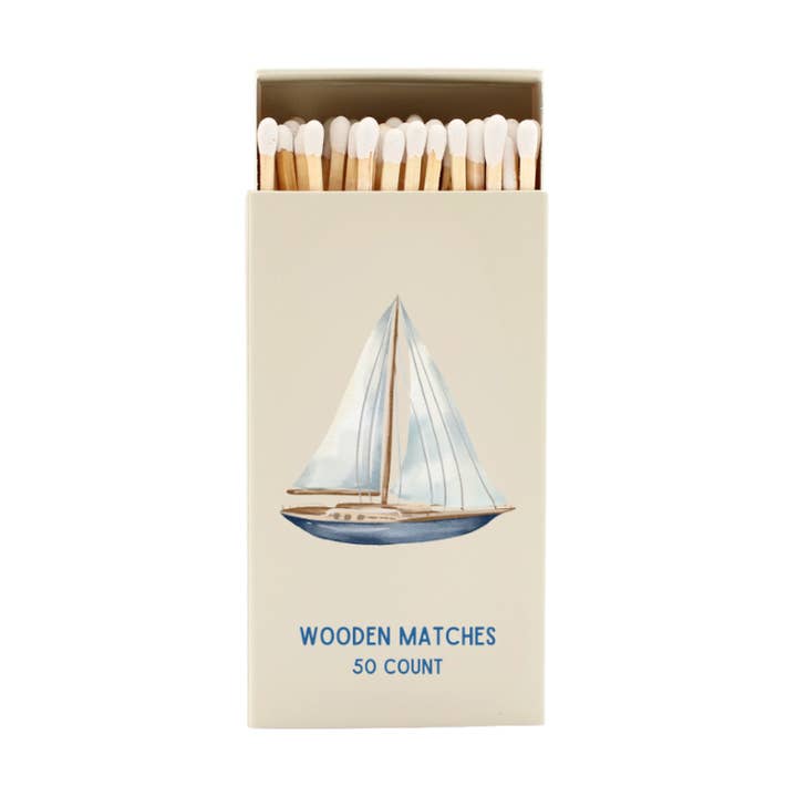 Boîte d'allumettes de voilier pour la vente par ROAM Homegrown