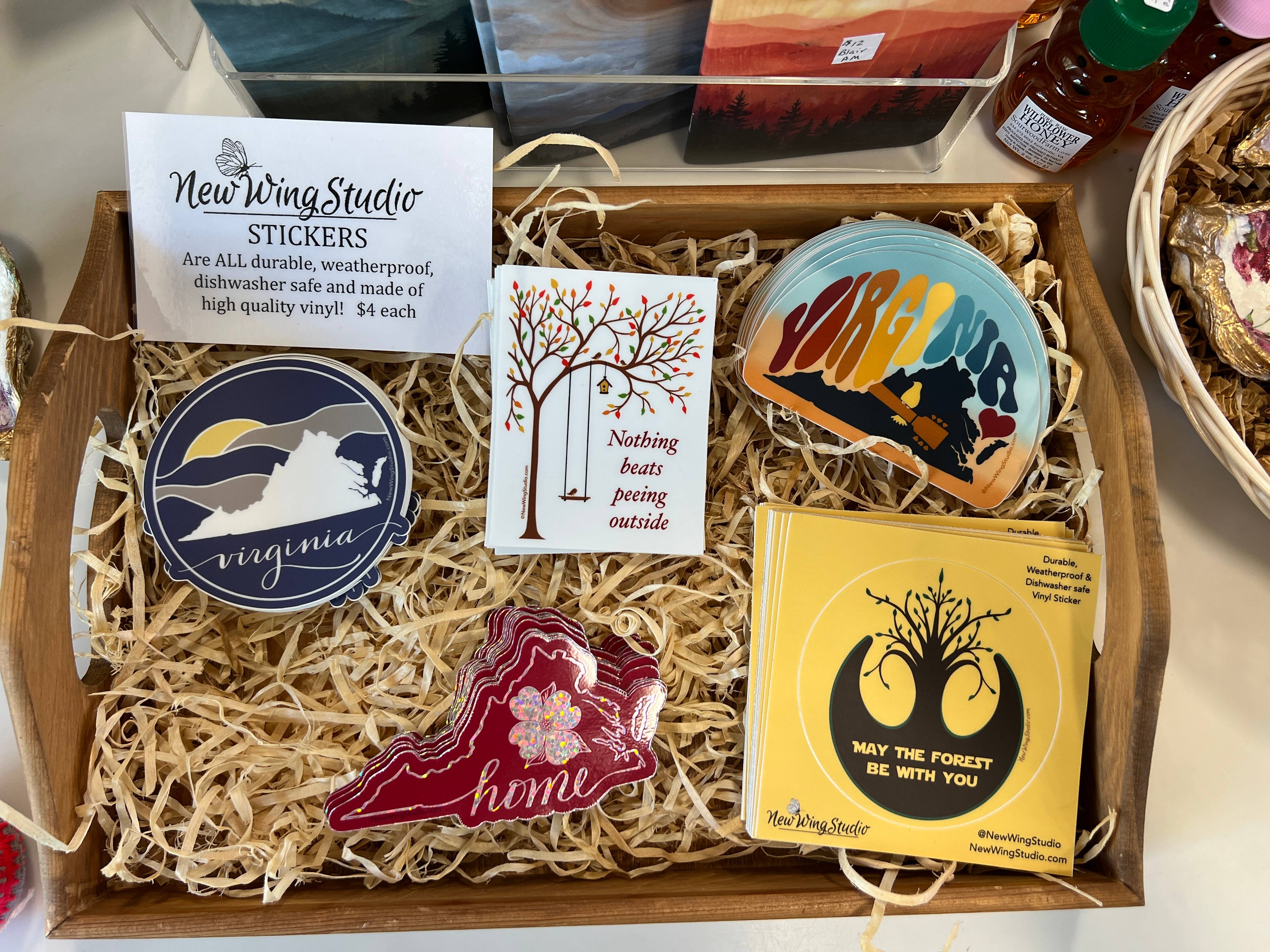 New Wing Studio - Vente Autocollant - AUTOCOLLANTS Virginia Vibe6