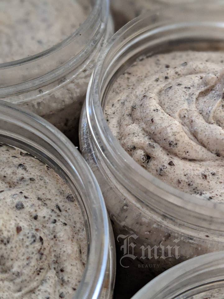 Cafecito Whipped Sugar Scrub for wholesale by Emvi