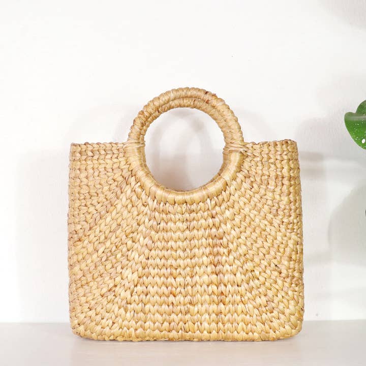 VI PA VEE- Straw Basket Bag for wholesale by Thaihomeshop