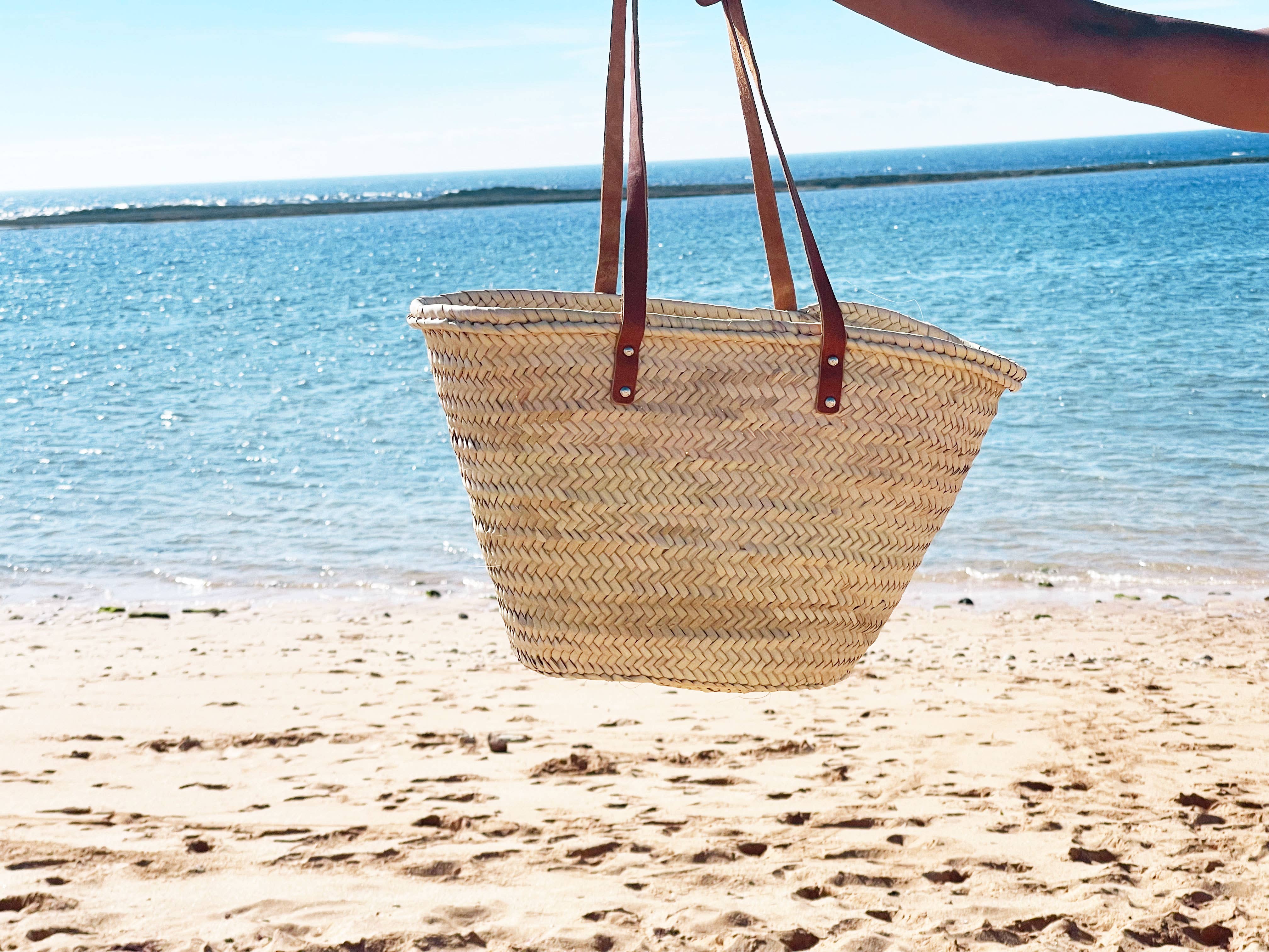 NomadWeave Ltd – Saco de praia por atacado – FRANCESTO Saco palhinha com asas em pele saco praia6