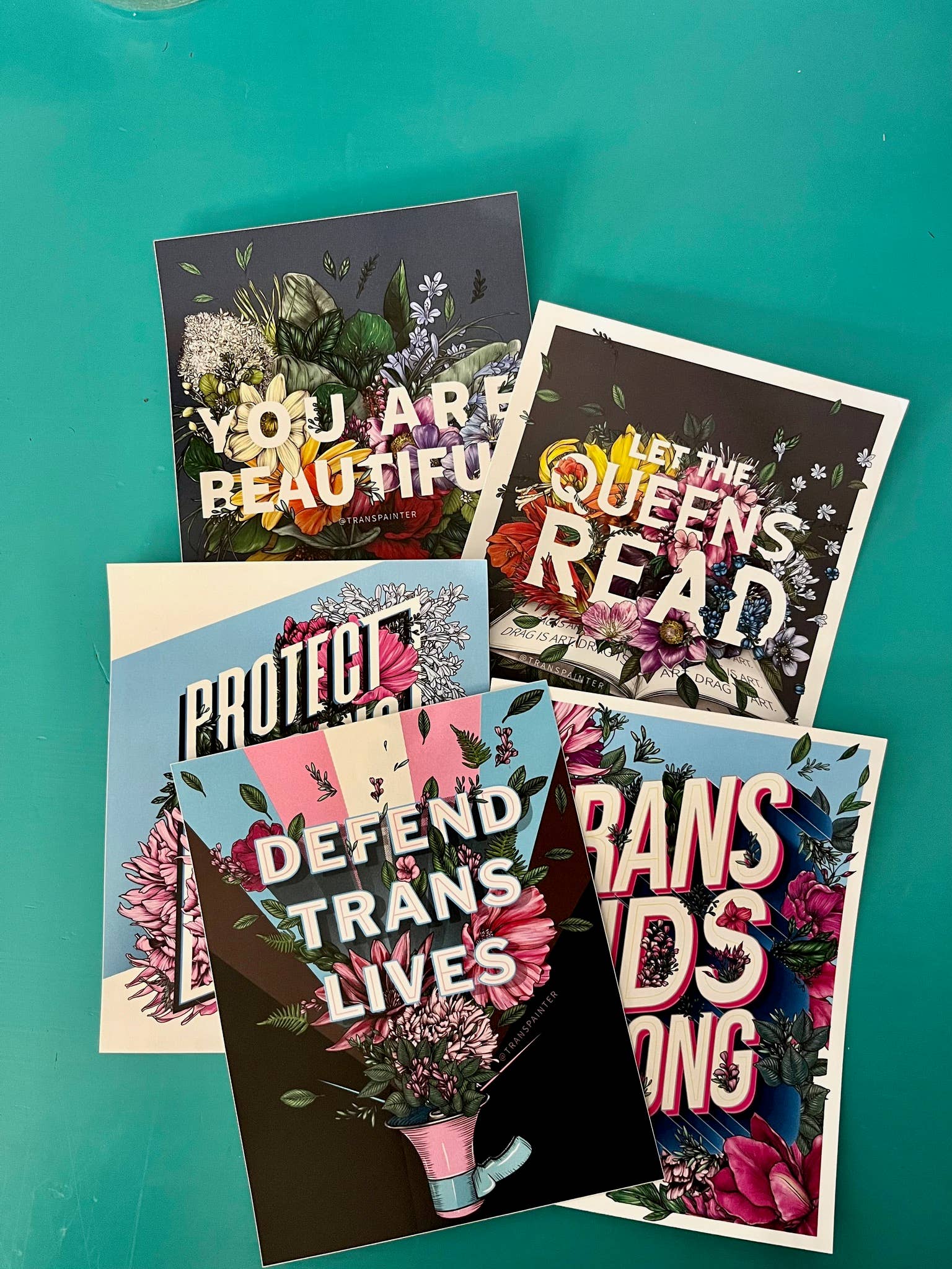 Transpainter - Wholesale Sticker - Defend Trans Lives Sticker | LGBTQ+ Bumper Stickers9