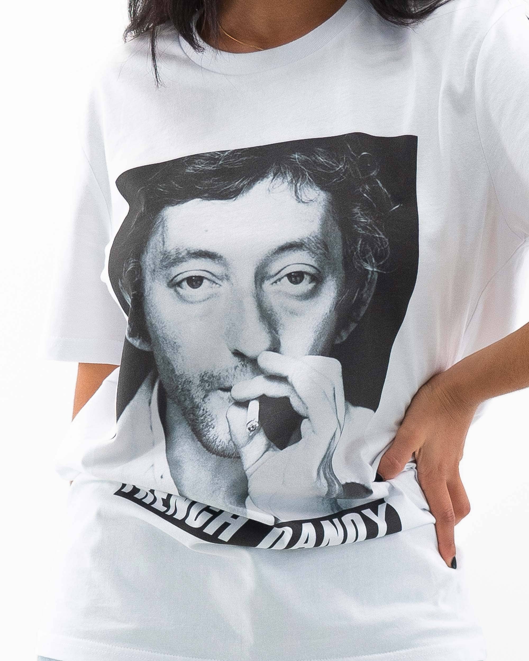 Grafitee - Vendita all'ingrosso Maglietta serigrafata - Unisex - T-shirt Gainsbourg - Maglietta con tema canzone francese3