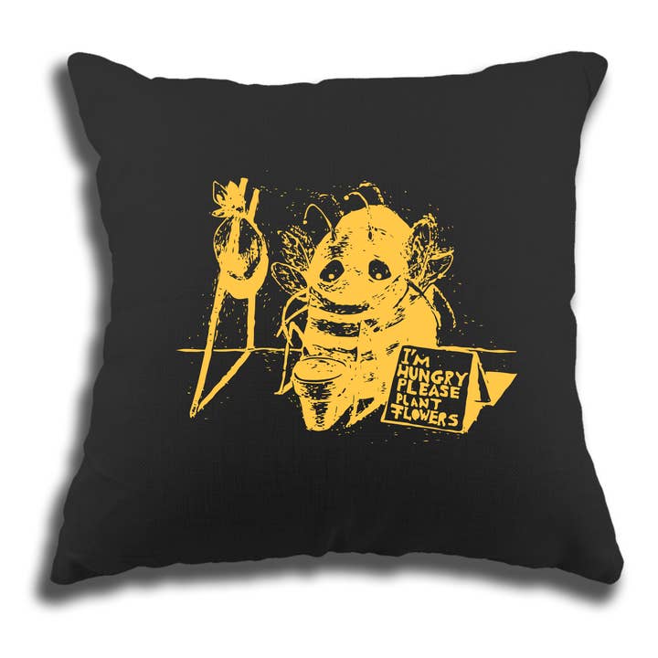 Kussenhoes Please Plant Flowers voor wholesale door Meeplings | Handmade in Berlin