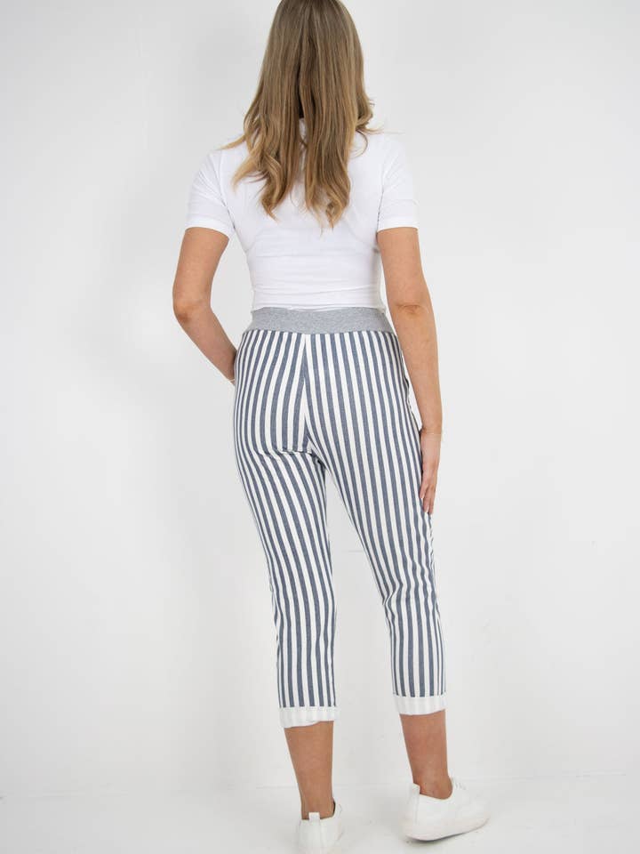 Miss Bold - Wholesale Pants - Women's - Italian Printed Cotton Ladies Trouser11