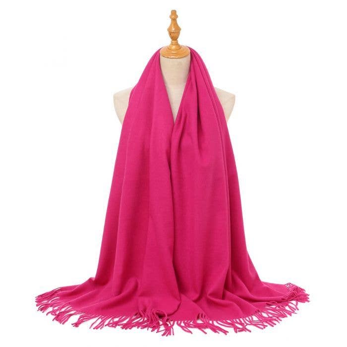 PEACH ACCESSORIES – wholesale Scarf – Women's – Plain Pashmina Scarf A00134