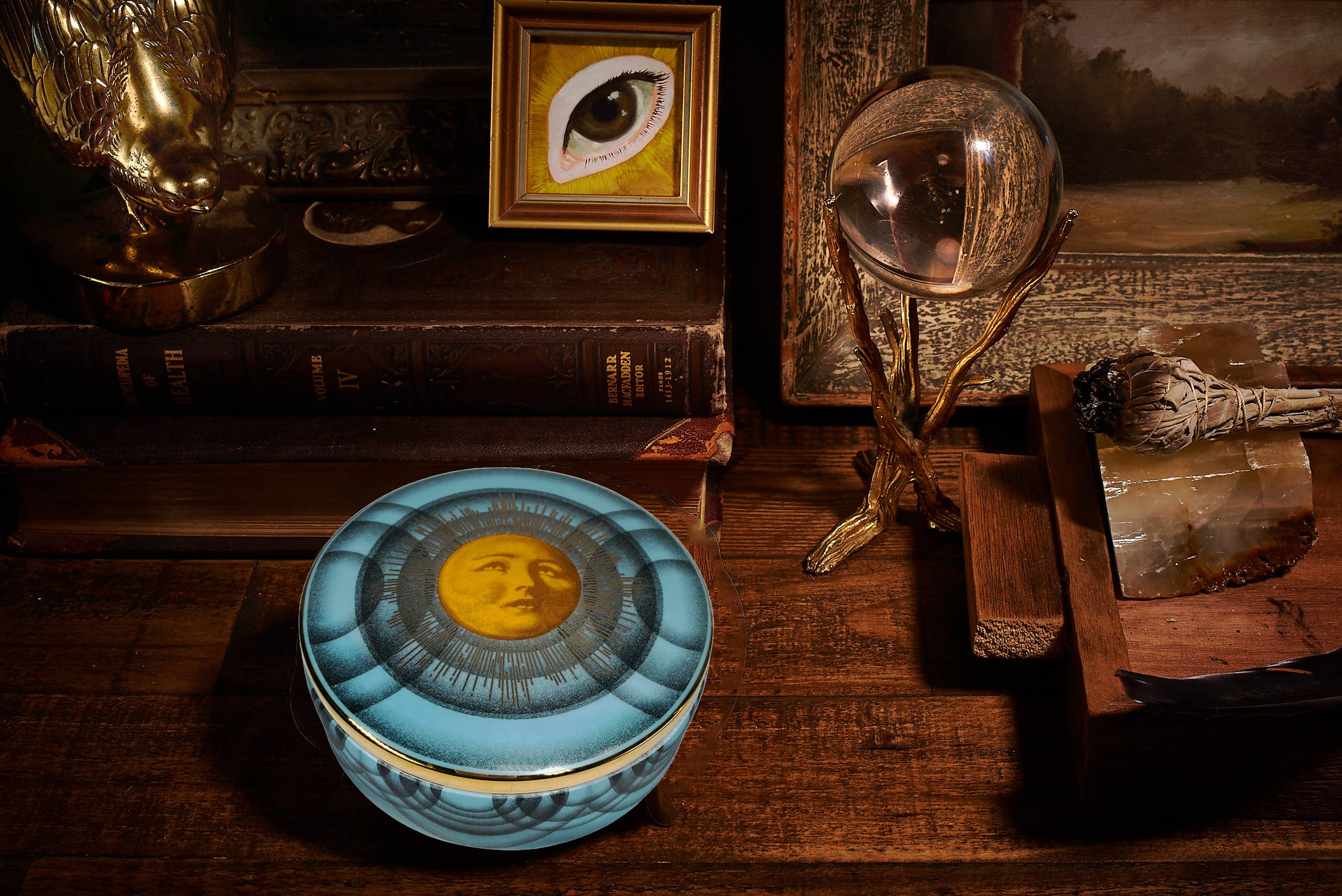 Spitfire Girl - Vente Boîte/rangement à bijoux - Boîte à bijoux en porcelaine fine Cosmic Rising avec or 22 kt6