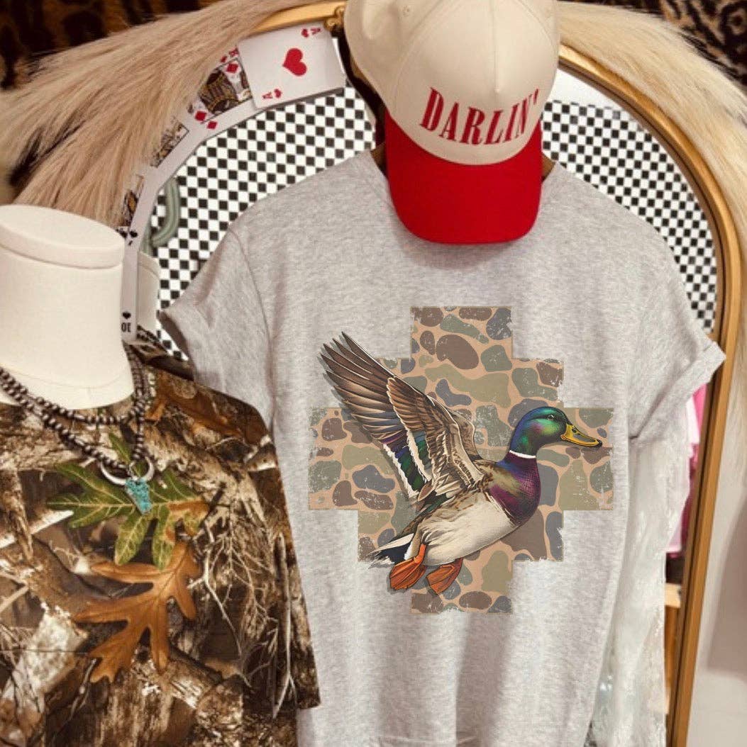 Sugar & Velvet Collective Wholesale - Wholesale T-shirt met print - Dames - CAMO EEND SUB T-SHIRT0