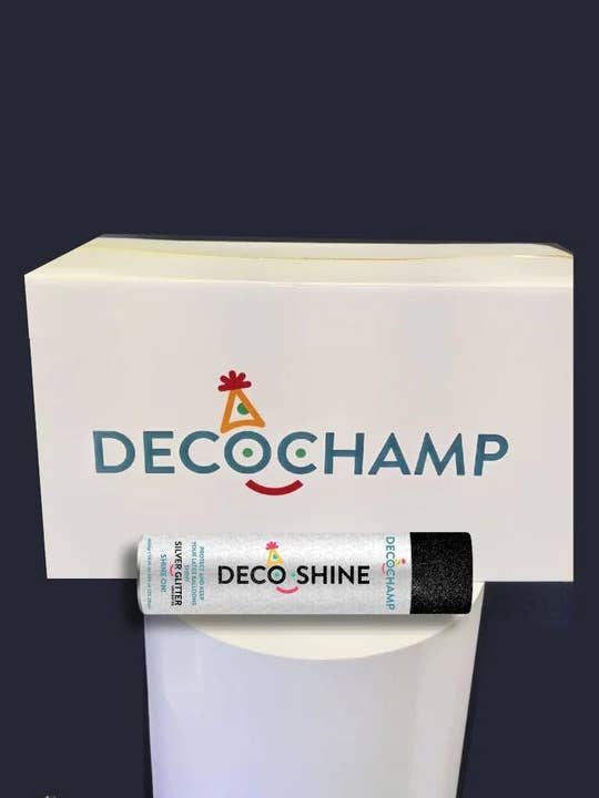 Decoshine Balloon Shine with Silver Glitter 600 ml BOX (24 Units) for wholesale by City Balloons