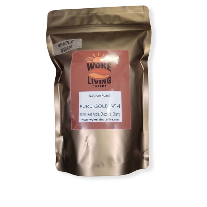 Woke Living Coffee - Wholesale Coffee beans - Pure Gold No. 4 Medium Roast2