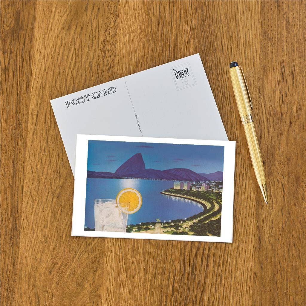 Found Image Press - Wholesale Postcard - Postcard BV-372 Rio with Drink1