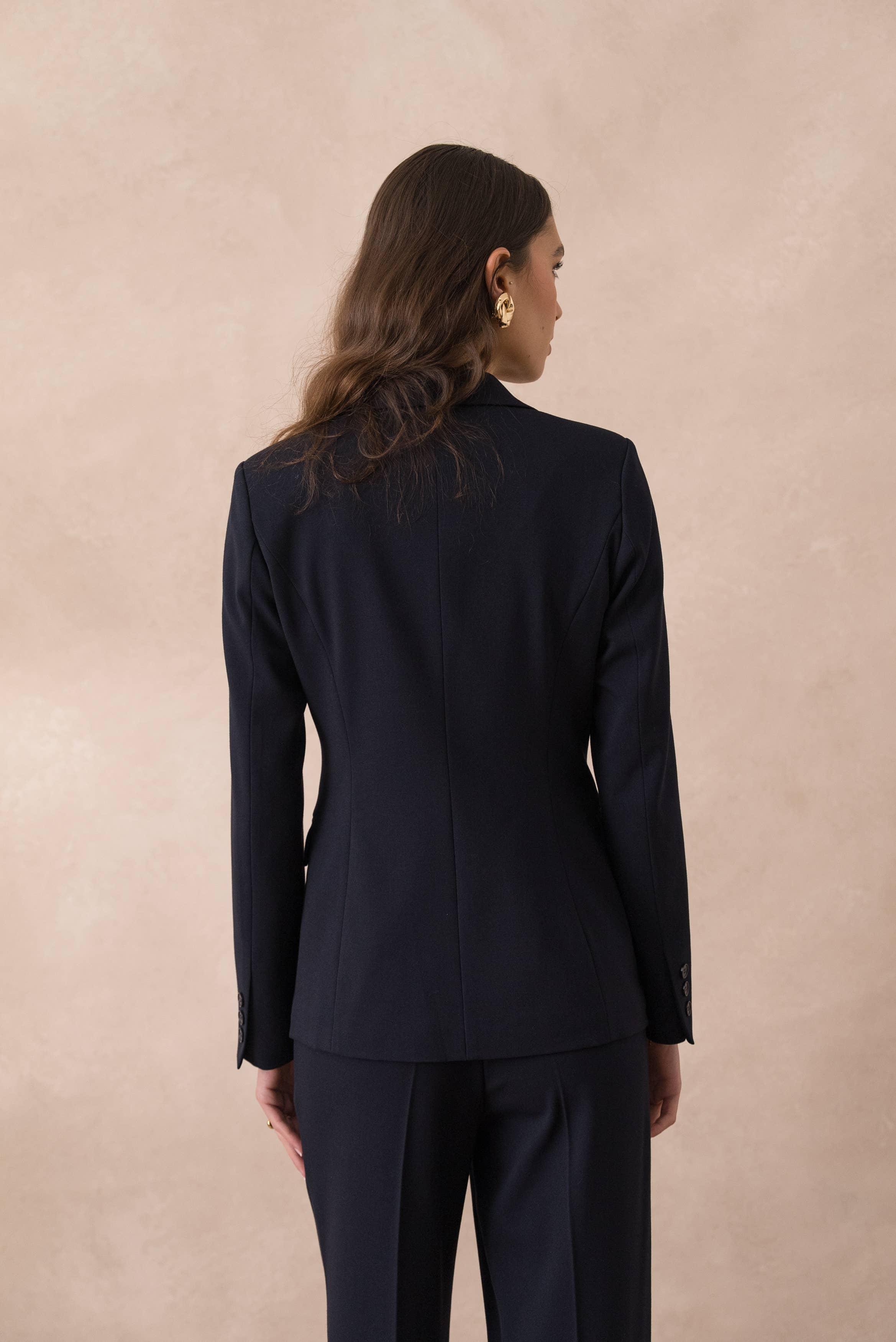 Attentif Paris – wholesale Kostymjacka – Dam – Heather figursydd kavaj för dam55