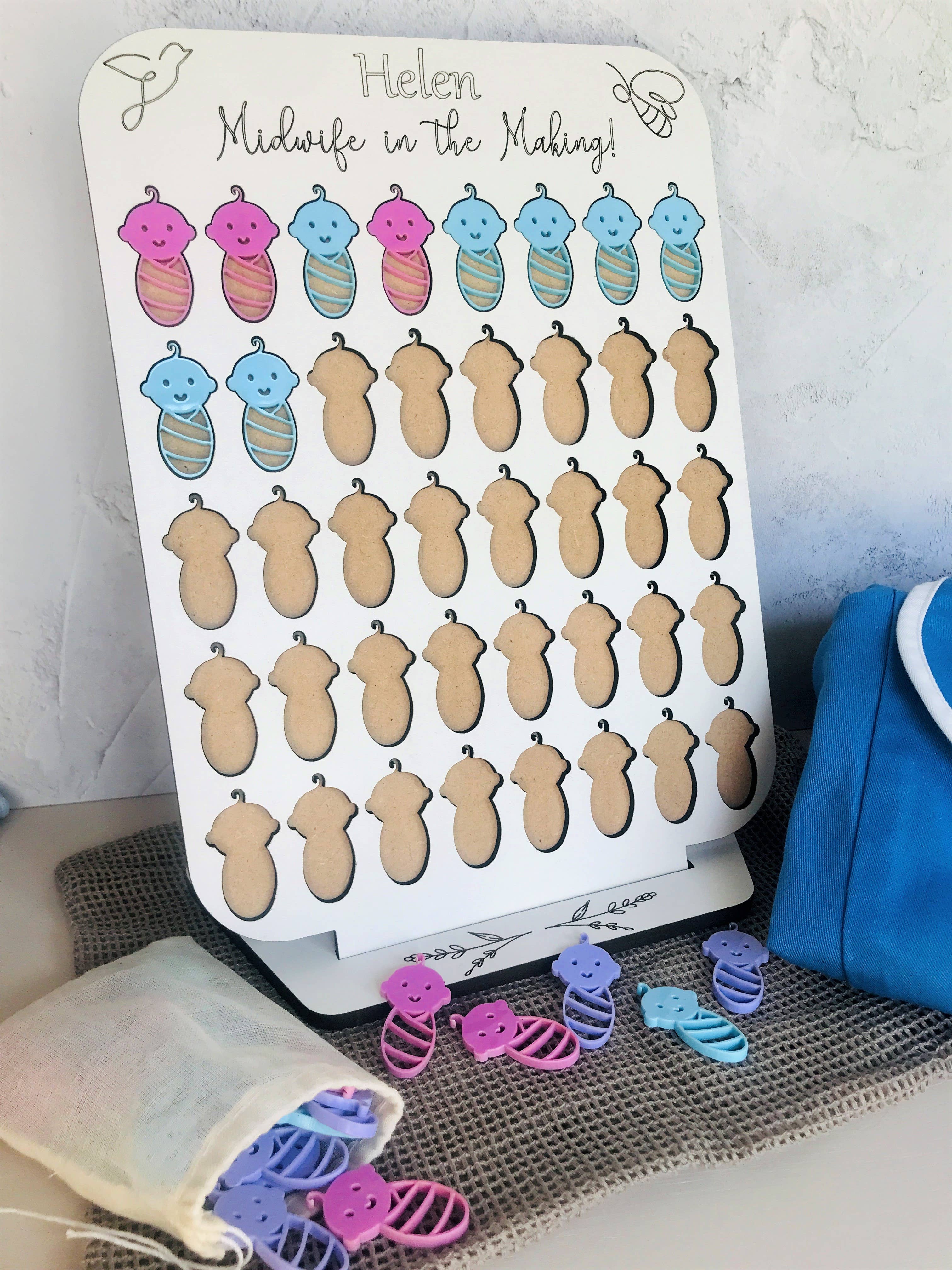 Deco Rach Design - Venta al por mayor Recordatorios de desarrollo/artísticos - Niños y bebés - Regalo para comadronas, contador de parteras para estudiantes7