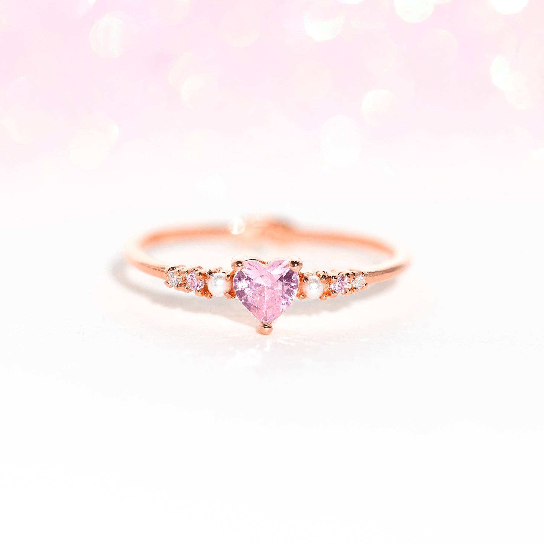 Girls Crew - Wholesale Multi-Stone Ring - Heart is Full Ring2