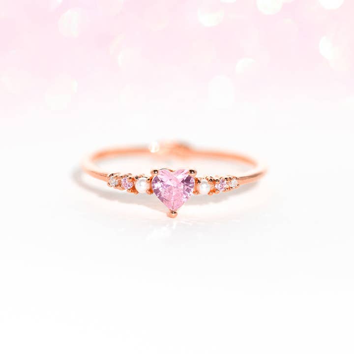 Girls Crew - Wholesale Multi-Stone Ring - Heart is Full Ring2