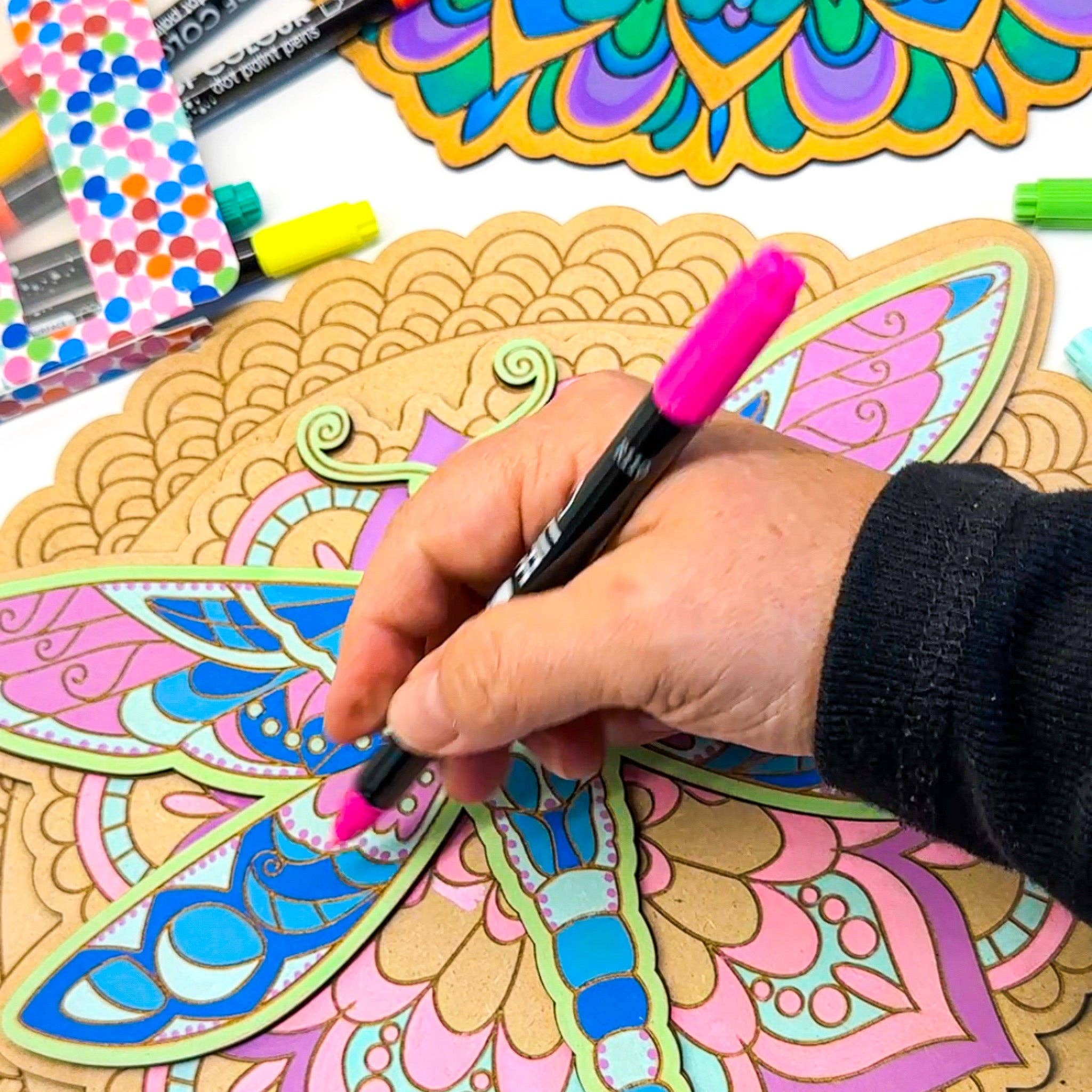 Life of Colour - Vente Marqueurs - Dot-A-Licious Stylos de Peinture Acrylique - Ensemble de 12 Couleurs Vives6