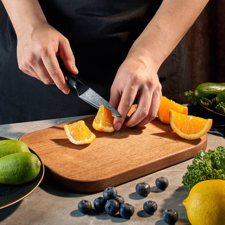 Senken Knives - Vente Sets de couteaux - Ensemble de 6 couteaux de cuisine japonais VG10 Damascus9