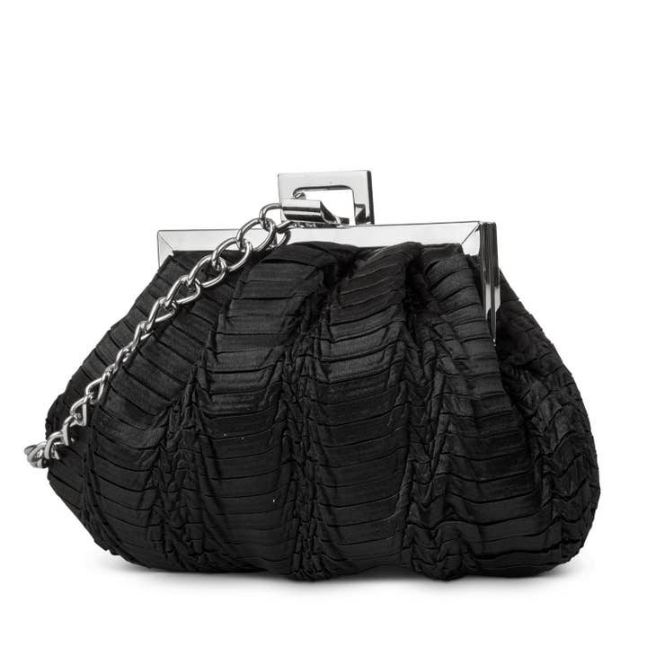 Pochette con cornice Brielle (nera) per la vendita all'ingrosso da parte di Jessica McClintock