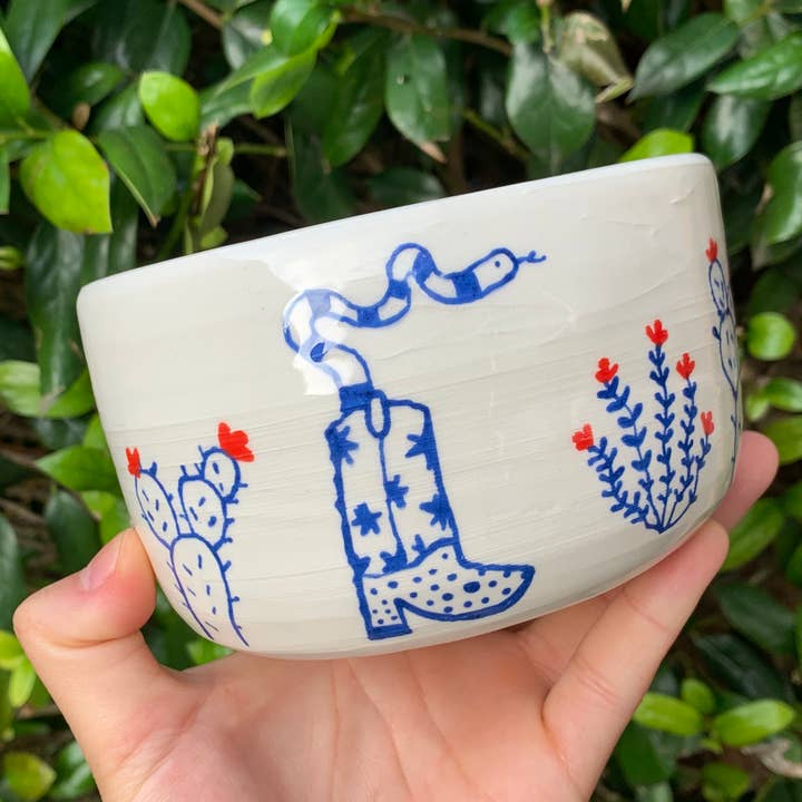 Western Landscape Planter 4in for wholesale by Howdy Ceramics